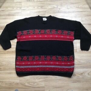 Vintage Mathias Sweater Women's 3X Christmas Ugly Grandma 80s 90s USA